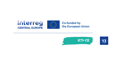 EV13 panel ICTr CE logo white background