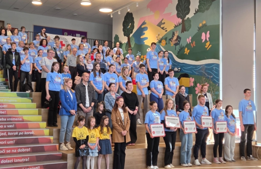 Na državno natjecanje mladih Crvenog križa plasirale se ekipe OŠ Braće Radić iz Koprivnice i križevačke Gimnazije