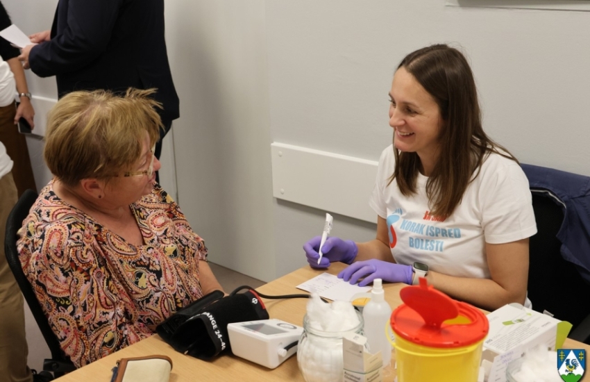 Brojni građani sudjelovali u javnozdravstvenoj akciji „Korak ispred bolesti“