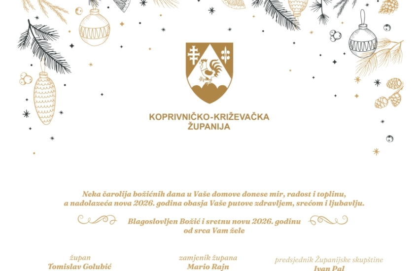 Blagoslovljen Božić i sretna nova 2026. godina