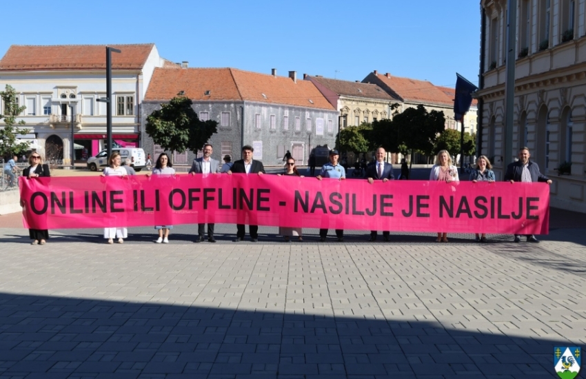 Župan Golubić i suradnici podržali Javnu akciju povodom Nacionalnog dana borbe protiv nasilja nad ženama