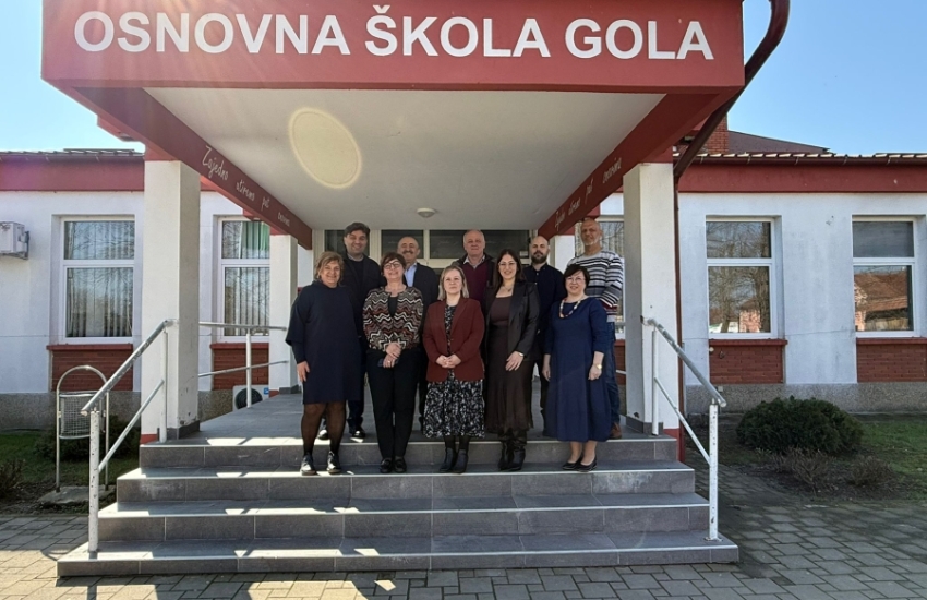 Zamjenik župana sa suradnicima u radnom posjetu općini Gola