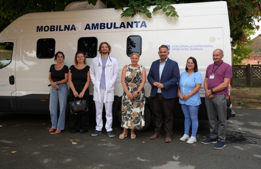 Župan obišao mobilnu ambulantu u Sirovoj Kataleni