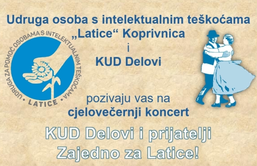 Budite dio glazbene večeri i podržite Udrugu Latice na humanitarnom koncertu