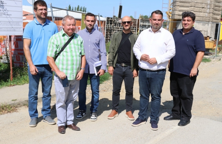 Župan Golubić obišao radove na dogradnji križevačke Gimnazije