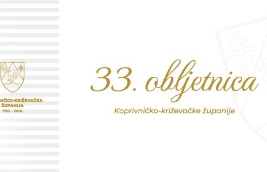 Povodom 33. obljetnice Koprivničko-križevačke županije pripremljen bogat program događanja