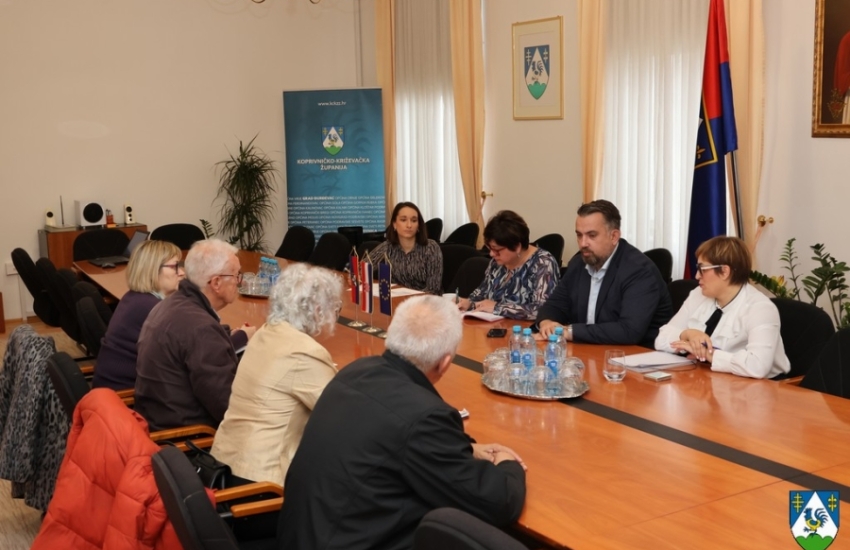 Župan održao sastanak s predstavnicima udruga umirovljenika Koprivnice, Križevaca i Đurđevca