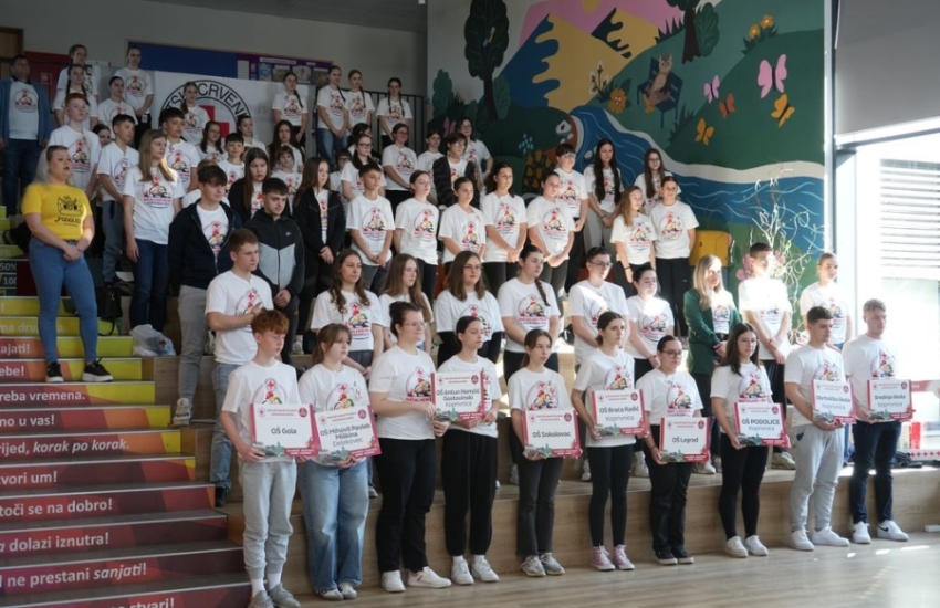 Brojni mladi humanitarci okupili se na natjecanju Gradskog društva Crvenog križa Koprivnica