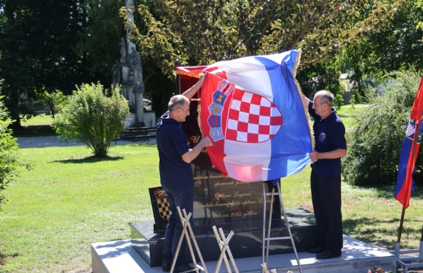 U Legradu svečano otkriven spomenik hrvatskim braniteljima