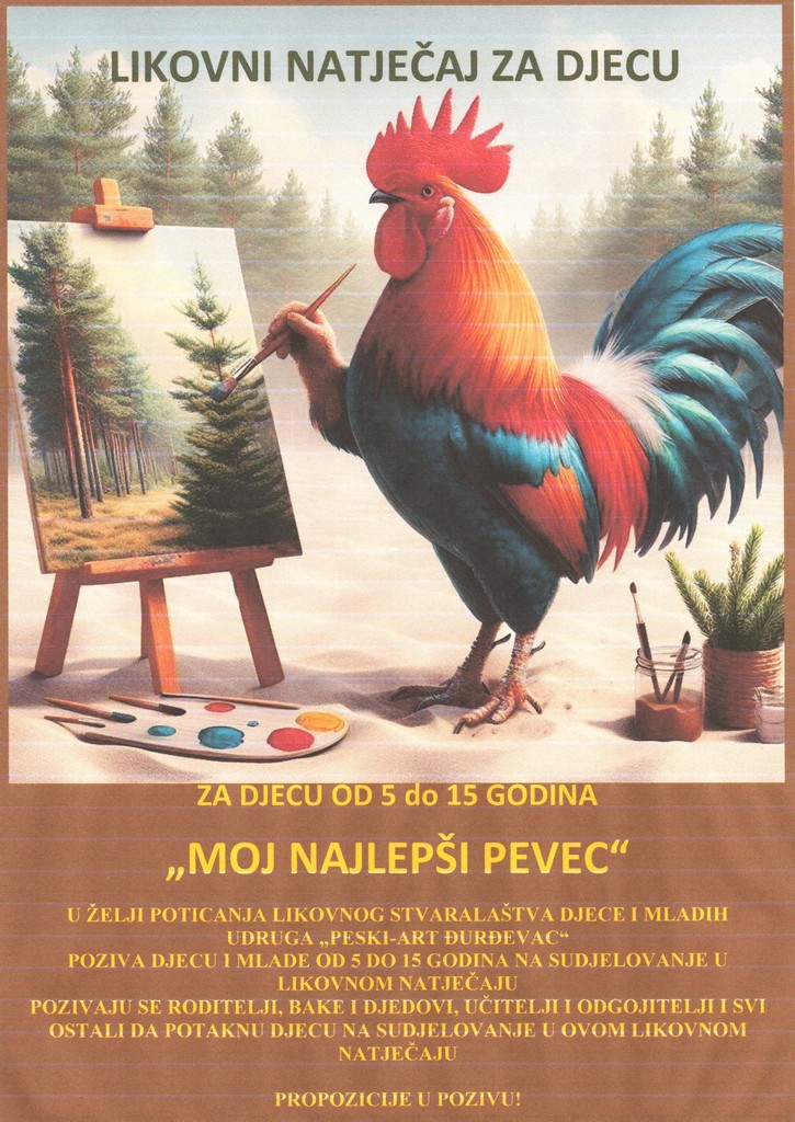 Likovni natječaj za djecu Plakat