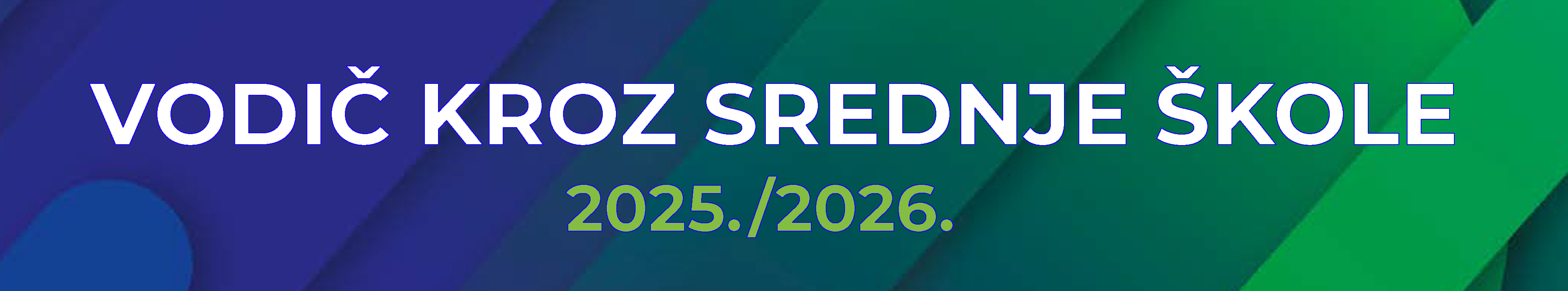 Vodič kroz srednje škole 2025./2026.