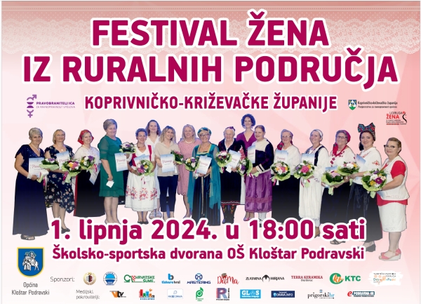 Posjetite Festival žena iz ruralnih područja Koprivničko-križevačke županije
