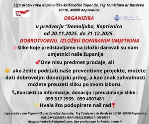 Dobrovoljna izložba doniranih umjetnina