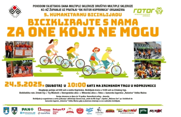 Podržite 5. humanitarnu biciklijadu „Biciklirajte s nama za one koji ne mogu“