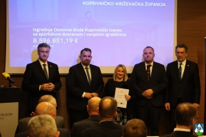 Županija osigurala 4,8 milijuna eura bespovratnih sredstava za izgradnju nove &scaron;kole i sportske dvorane u Koprivničkom Ivancu