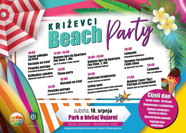 Križevci Beach Party