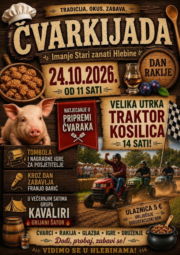 Čvarkijada na imanju Stari zanati