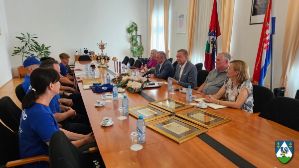 Župan održao prijem za uspješne članove ŠRK Štuka Colmic iz Torčeca