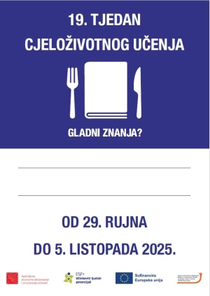 Najava – Uključite se u aktivnosti 19. Tjedna cjeloživotnog učenja