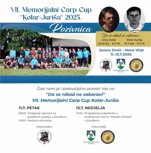 VII. Memorijalnog Carp Cup &quot;Kolar–Juriša&quot; 2025.