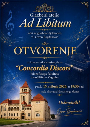 Otvorenje Glazbenog ateljea Ad Libitum
