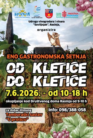 Eno gastronomska &scaron;etnja "Od kletice do kletice"
