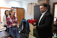 Zaposlenicama Županijske uprave uručeno cvijeće povodom Dana žena