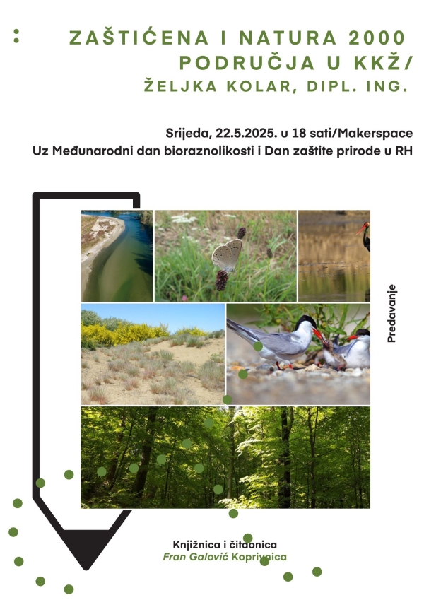 Predavanje &quot;Zaštićena i Natura 2000 područja u Koprivničko-križevačkoj županiji&quot;