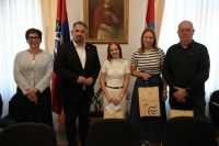 Župan Golubić čestitao Uni Bebek na srebrnoj medalji s međunarodnog natjecanja