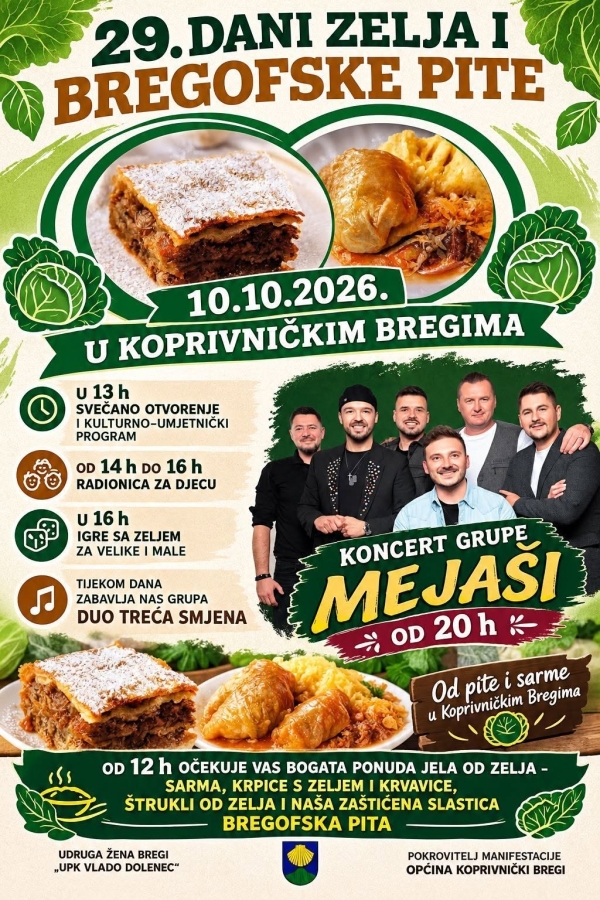 29. Dani zelja i Bregofske pite