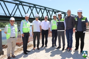 Župan obišao radove na izgradnji drugog kolosijeka željezničke pruge Križevci – Koprivnica – državna granica