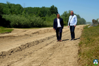 Župan Golubić obišao radove na modernizaciji nasipa Komatnica–Ledine
