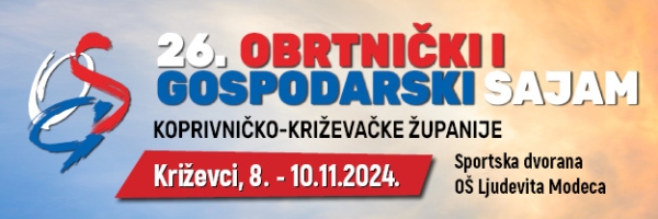 Pred nama je 26. Obrtnički i gospodarski sajam Koprivničko-Križevačke Županije