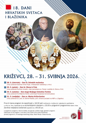 18. Dani hrvatskih svetaca i blaženika