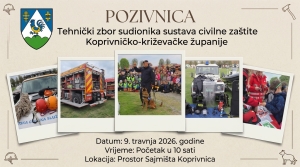 Upoznajte rad žurnih službi na Tehničkom zboru civilne za&scaron;tite Koprivničko - križevačke županije