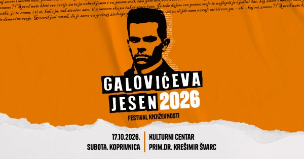 Galovićeva jesen - festival književnosti