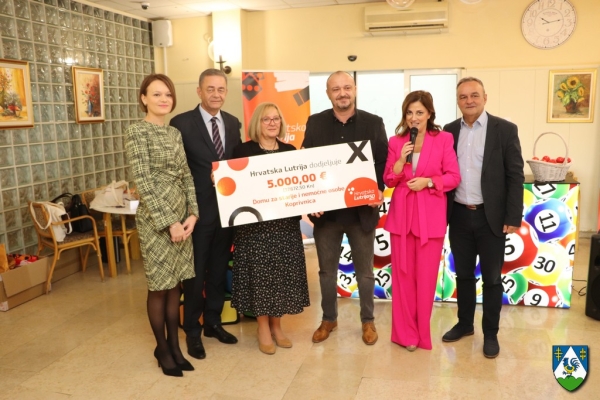 Dom za starije i nemoćne osobe Koprivnica primio donaciju vrijednu 5.000 eura