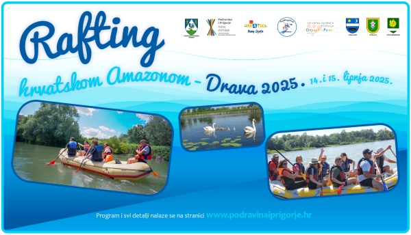 Rafting Hrvatskom Amazonom - Drava 2025.