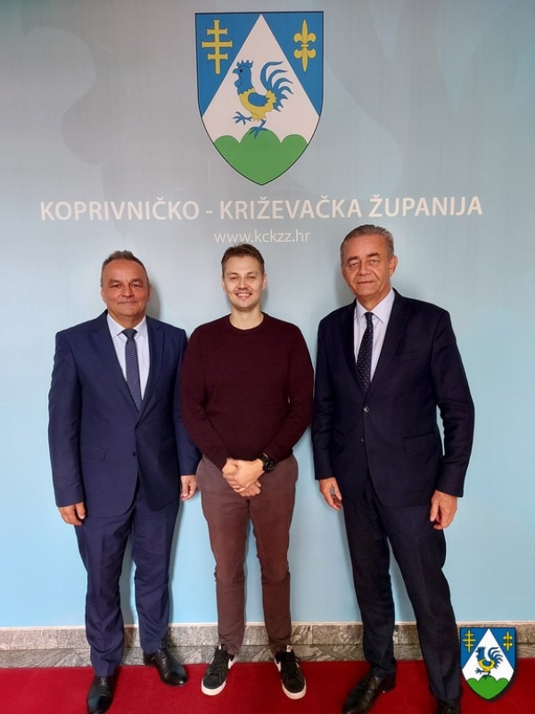 Župan se sastao s novim ravnateljem Srednje škole Koprivnica