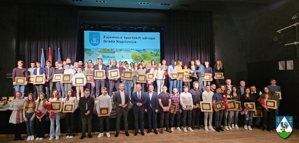 Proglašeni najuspješniji sportaši, sportašice i sportske ekipe grada Koprivnice