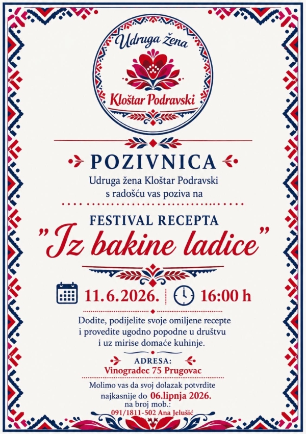 Festival recepata "Iz bakine ladice"