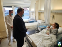 Župan Golubić i suradnici posjetili rodilište Opće bolnice u Koprivnici